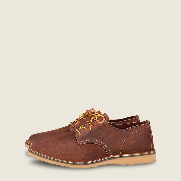 Red Wing Oxford Hombre Marrom - Weekender - Muleskinner Cuero - 576-DRUXYG